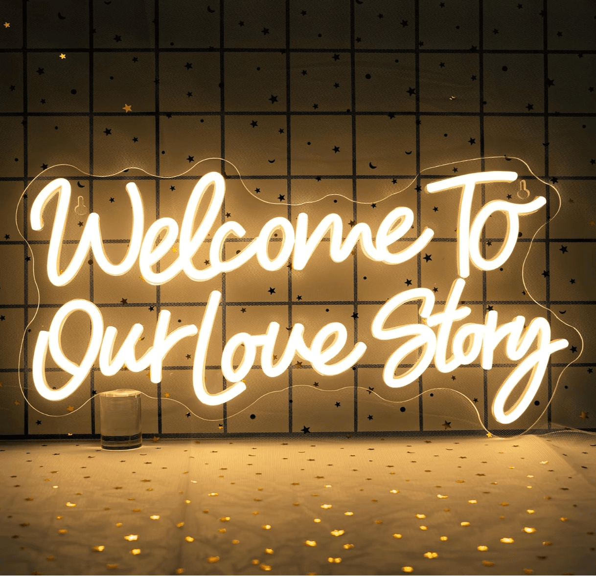 Neon sign love story