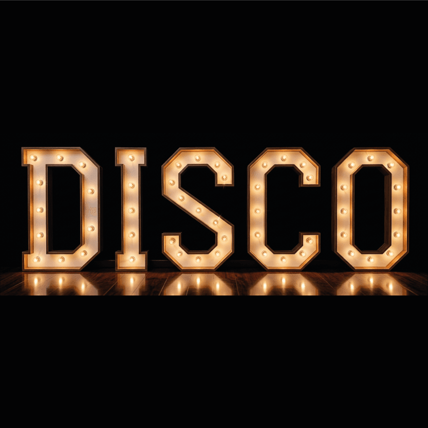 Lichtletters DISCO